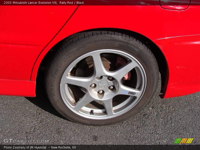 Rally Red / Black 2003 Mitsubishi Lancer Evolution VIII