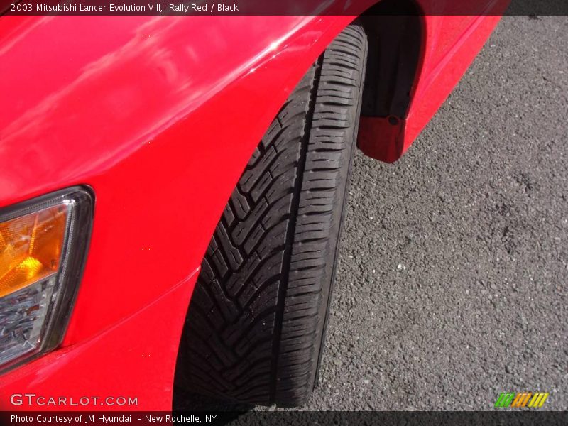 Rally Red / Black 2003 Mitsubishi Lancer Evolution VIII