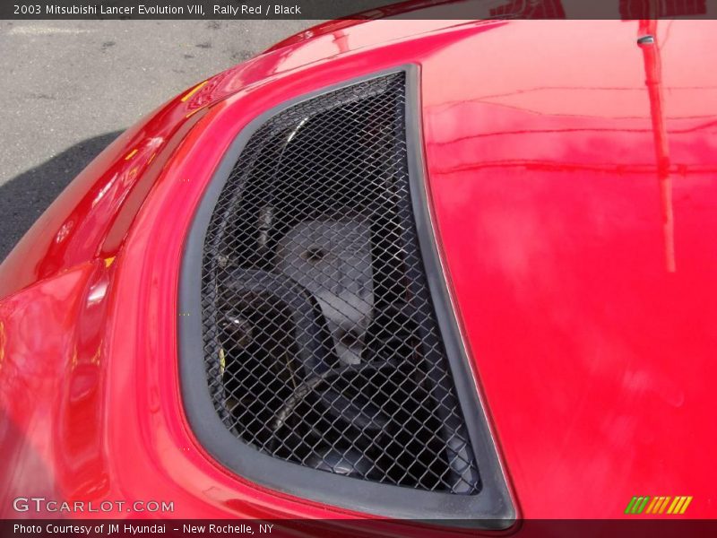 Rally Red / Black 2003 Mitsubishi Lancer Evolution VIII