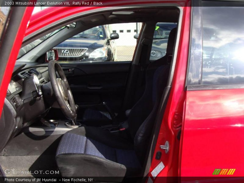 Rally Red / Black 2003 Mitsubishi Lancer Evolution VIII