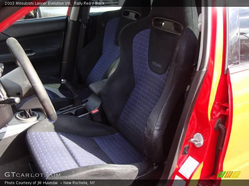 Rally Red / Black 2003 Mitsubishi Lancer Evolution VIII