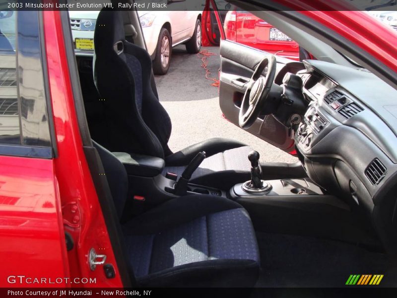 Rally Red / Black 2003 Mitsubishi Lancer Evolution VIII