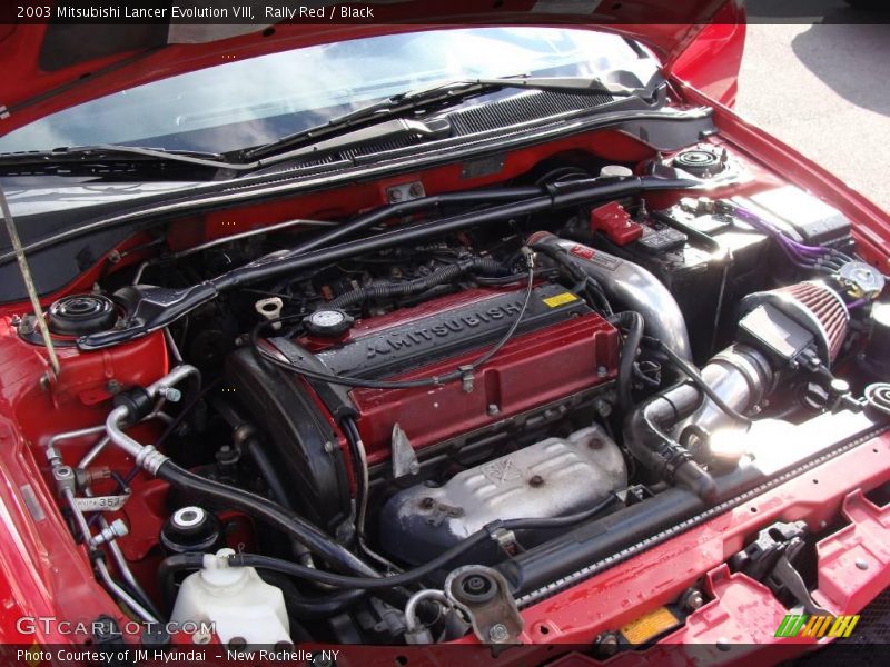 Rally Red / Black 2003 Mitsubishi Lancer Evolution VIII