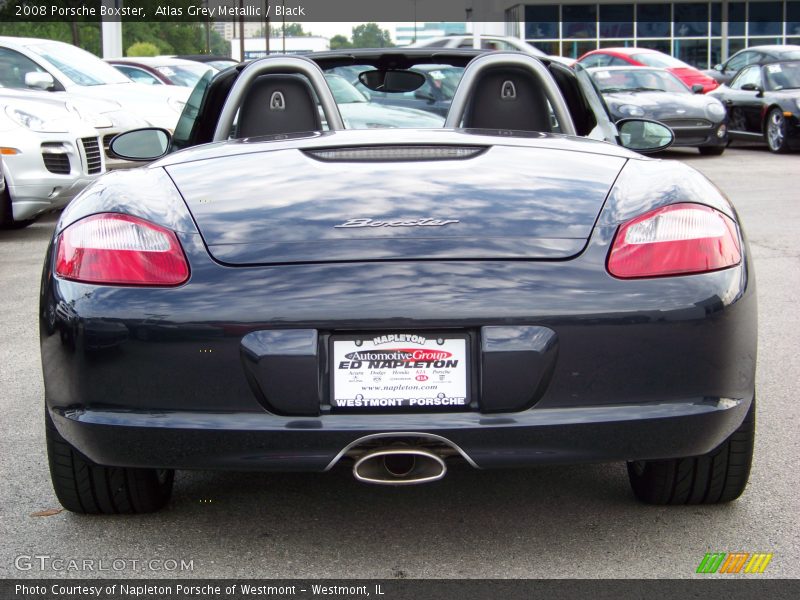 Atlas Grey Metallic / Black 2008 Porsche Boxster