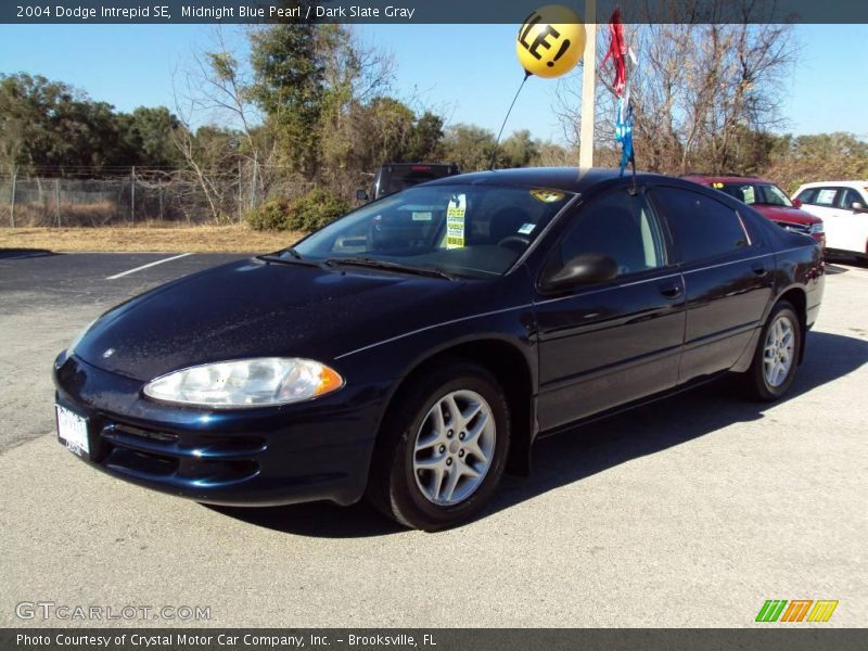 Midnight Blue Pearl / Dark Slate Gray 2004 Dodge Intrepid SE