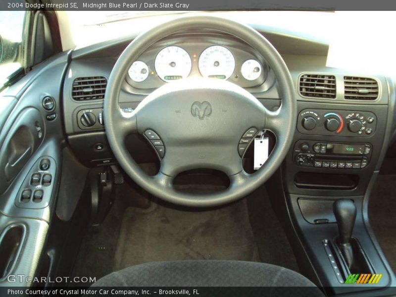 Midnight Blue Pearl / Dark Slate Gray 2004 Dodge Intrepid SE