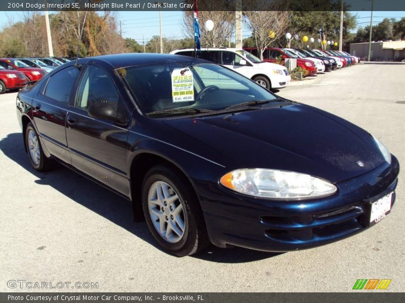 Midnight Blue Pearl / Dark Slate Gray 2004 Dodge Intrepid SE