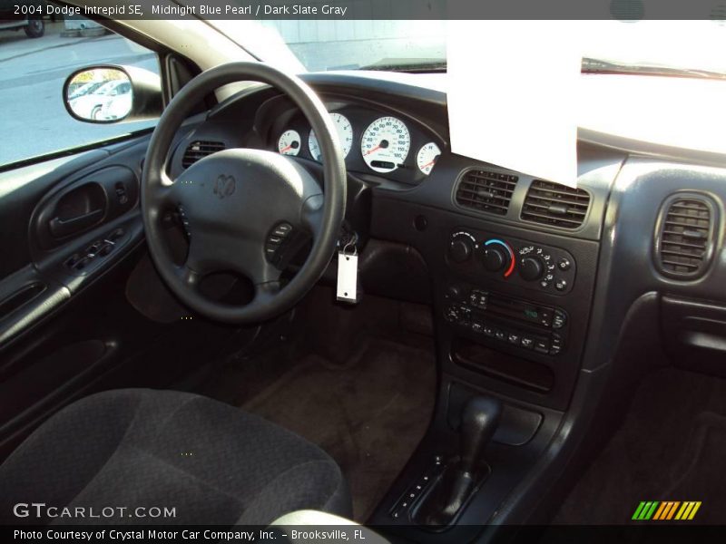 Midnight Blue Pearl / Dark Slate Gray 2004 Dodge Intrepid SE