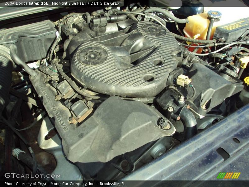 Midnight Blue Pearl / Dark Slate Gray 2004 Dodge Intrepid SE