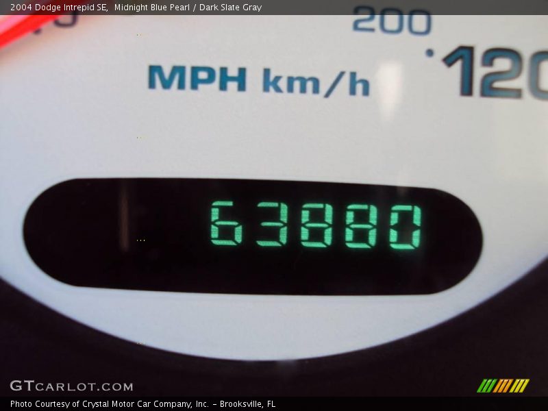 Midnight Blue Pearl / Dark Slate Gray 2004 Dodge Intrepid SE