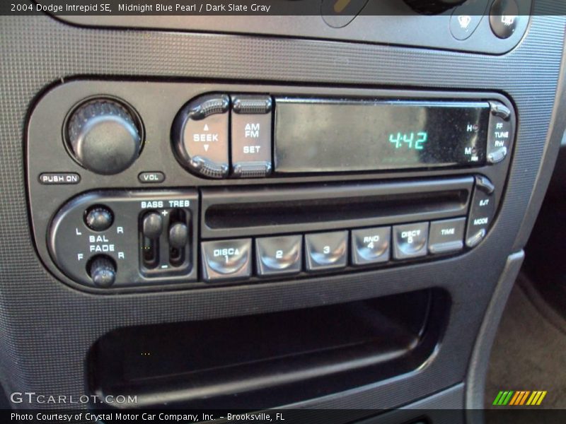 Midnight Blue Pearl / Dark Slate Gray 2004 Dodge Intrepid SE