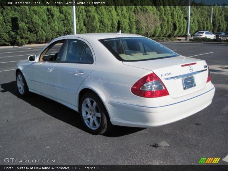 Arctic White / Cashmere 2008 Mercedes-Benz E 350 Sedan