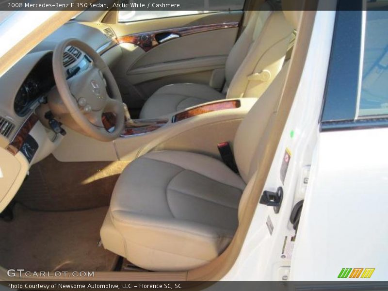 Arctic White / Cashmere 2008 Mercedes-Benz E 350 Sedan