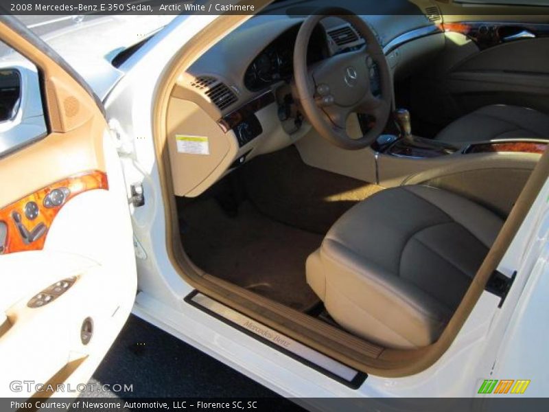 Arctic White / Cashmere 2008 Mercedes-Benz E 350 Sedan