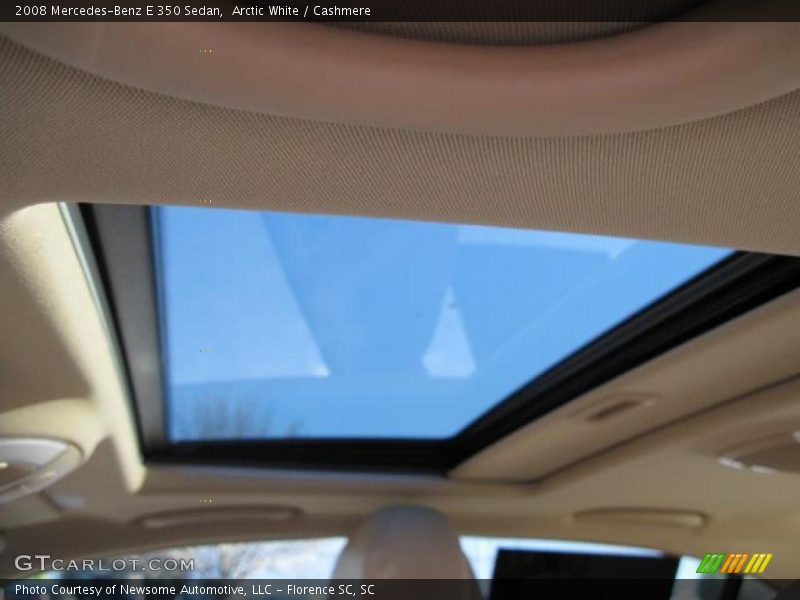 Arctic White / Cashmere 2008 Mercedes-Benz E 350 Sedan