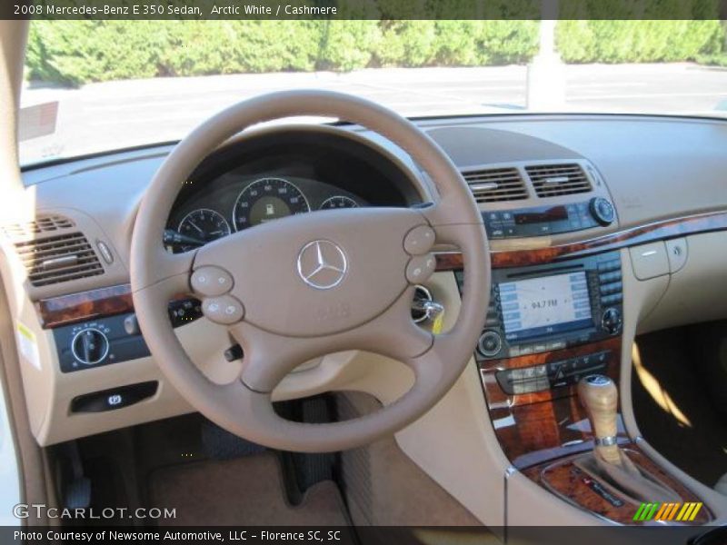Arctic White / Cashmere 2008 Mercedes-Benz E 350 Sedan