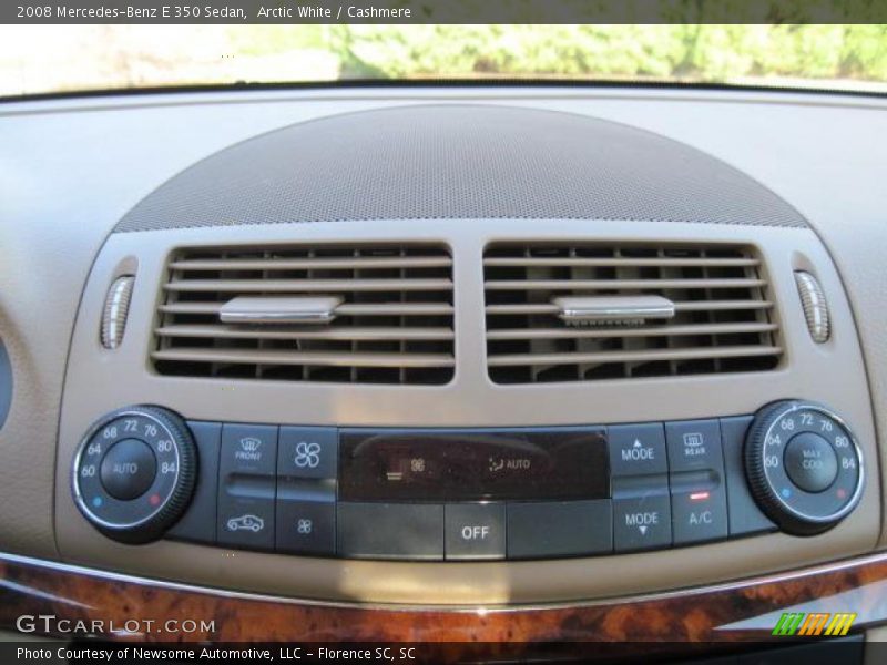 Arctic White / Cashmere 2008 Mercedes-Benz E 350 Sedan