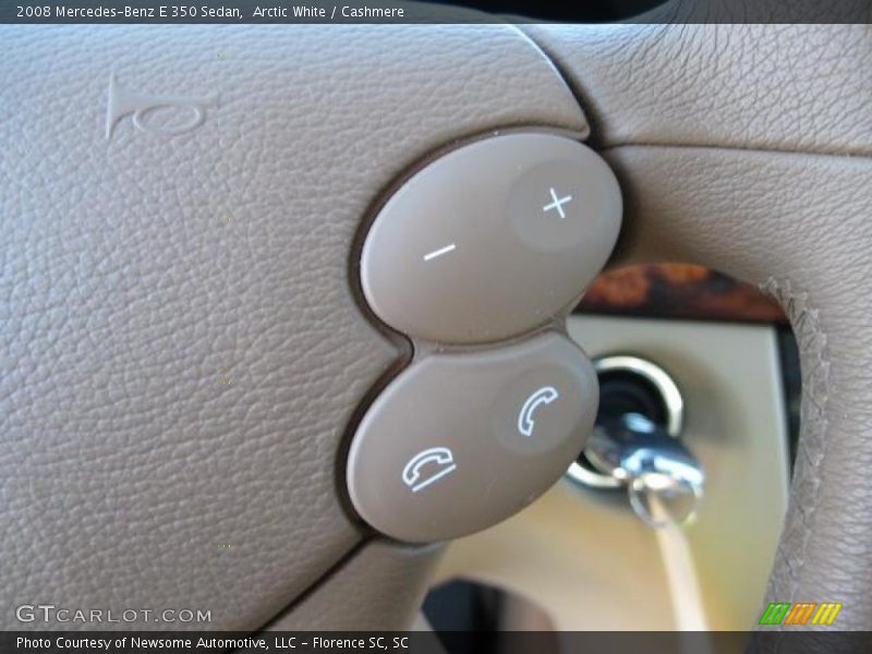 Arctic White / Cashmere 2008 Mercedes-Benz E 350 Sedan