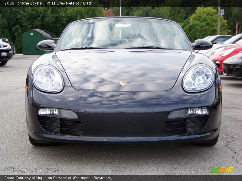 Atlas Grey Metallic / Black 2008 Porsche Boxster