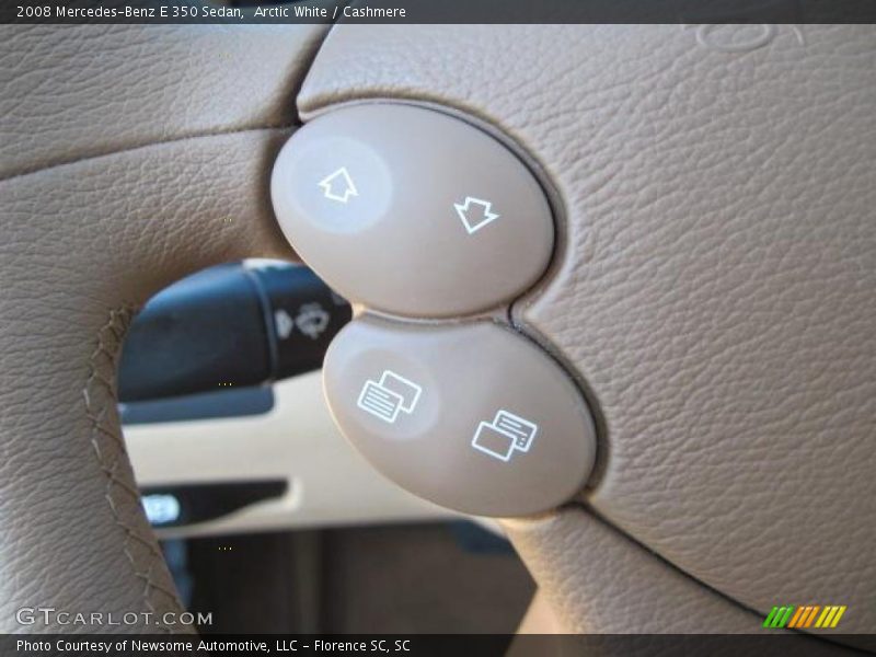 Arctic White / Cashmere 2008 Mercedes-Benz E 350 Sedan