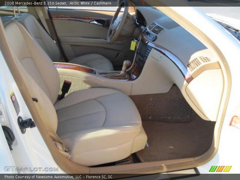 Arctic White / Cashmere 2008 Mercedes-Benz E 350 Sedan