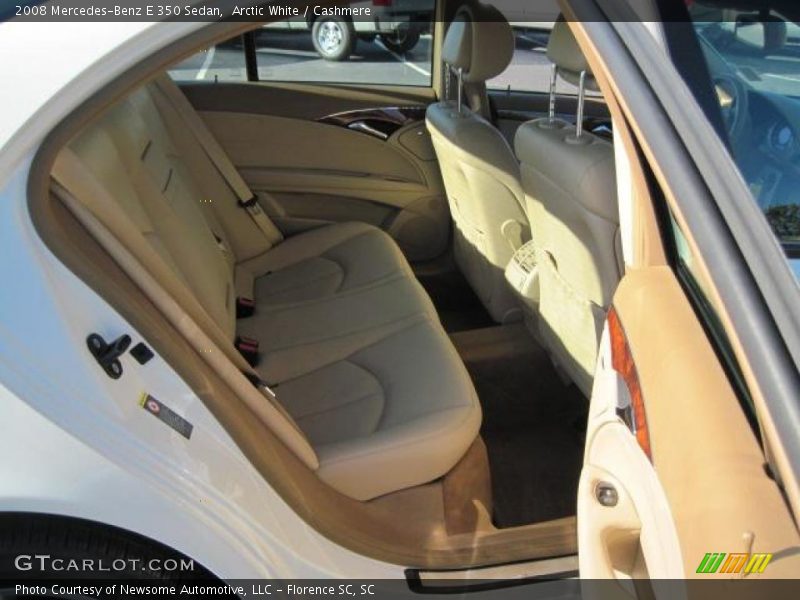 Arctic White / Cashmere 2008 Mercedes-Benz E 350 Sedan