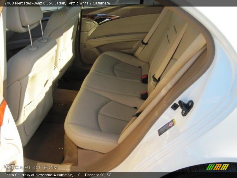 Arctic White / Cashmere 2008 Mercedes-Benz E 350 Sedan