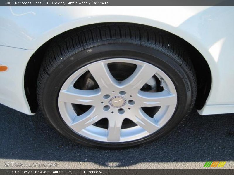 Arctic White / Cashmere 2008 Mercedes-Benz E 350 Sedan