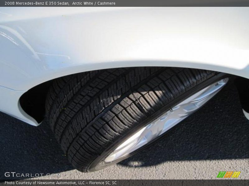 Arctic White / Cashmere 2008 Mercedes-Benz E 350 Sedan