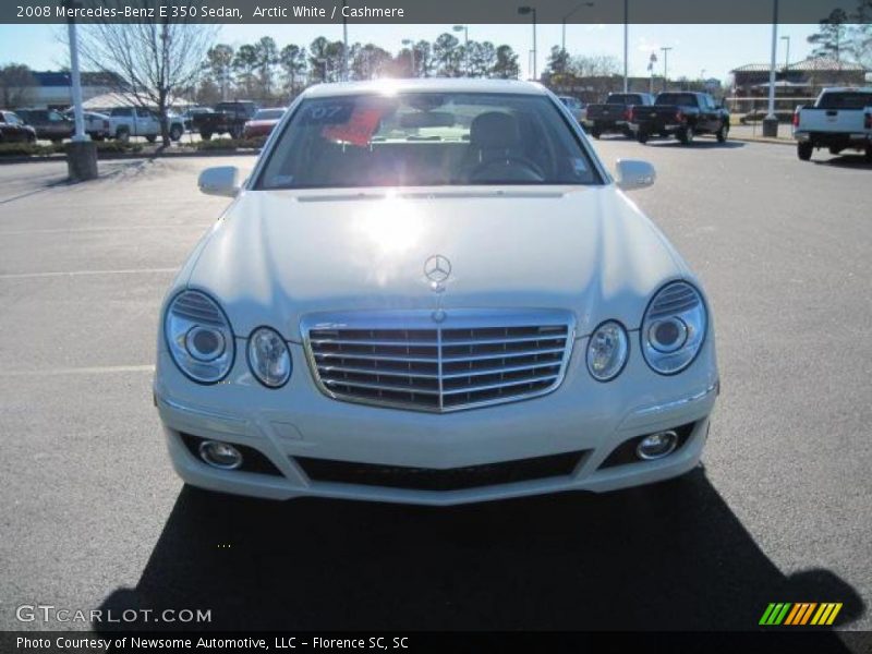 Arctic White / Cashmere 2008 Mercedes-Benz E 350 Sedan