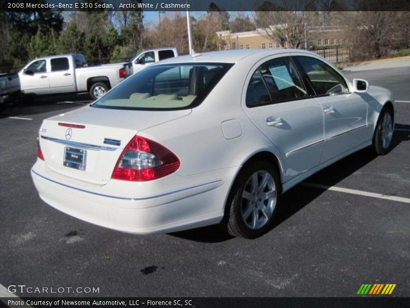 Arctic White / Cashmere 2008 Mercedes-Benz E 350 Sedan