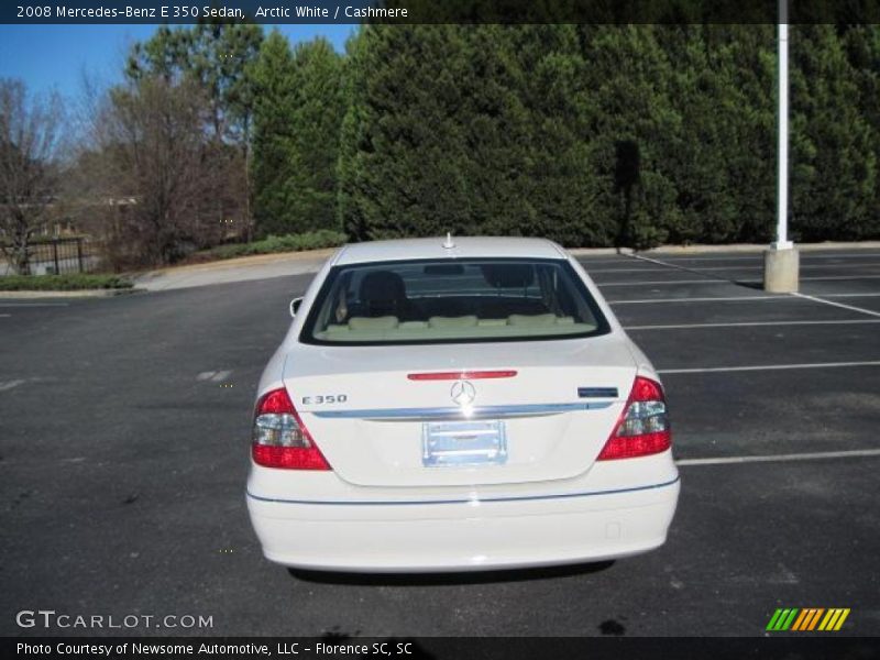Arctic White / Cashmere 2008 Mercedes-Benz E 350 Sedan