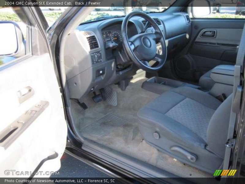 Black / Pewter 2004 GMC Canyon SLE Extended Cab