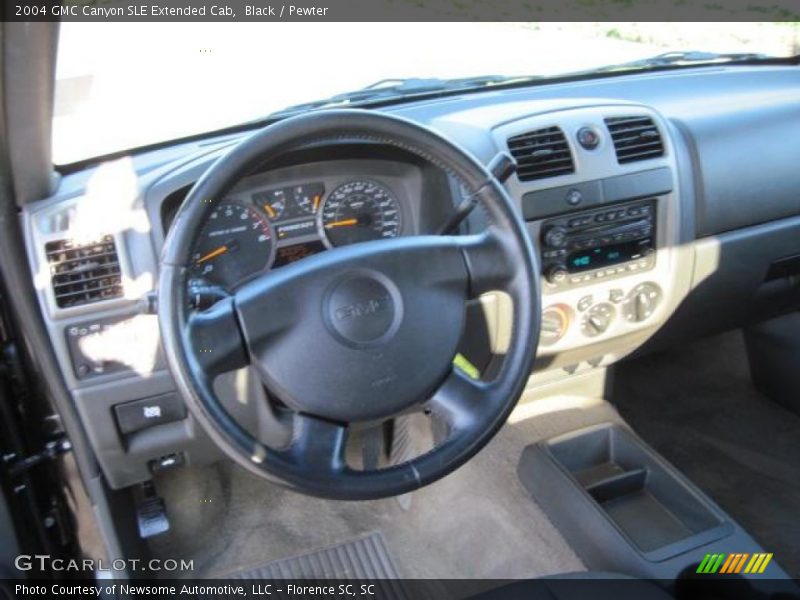 Black / Pewter 2004 GMC Canyon SLE Extended Cab
