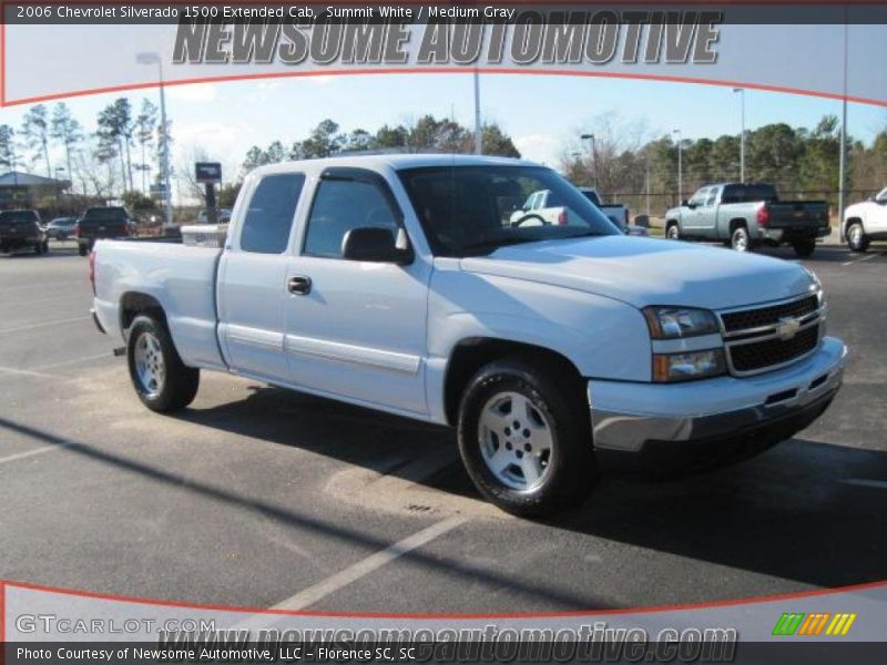 Summit White / Medium Gray 2006 Chevrolet Silverado 1500 Extended Cab
