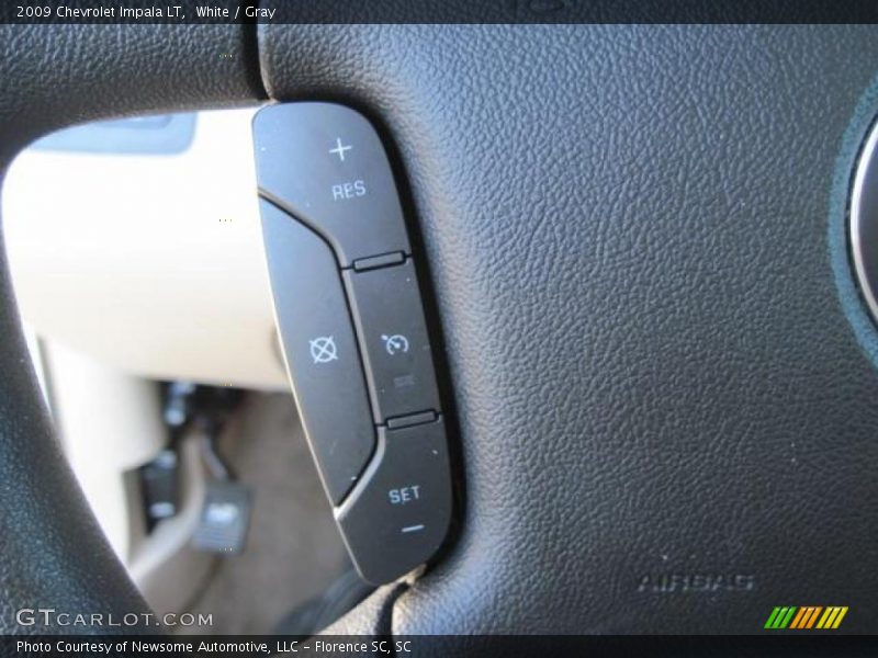White / Gray 2009 Chevrolet Impala LT