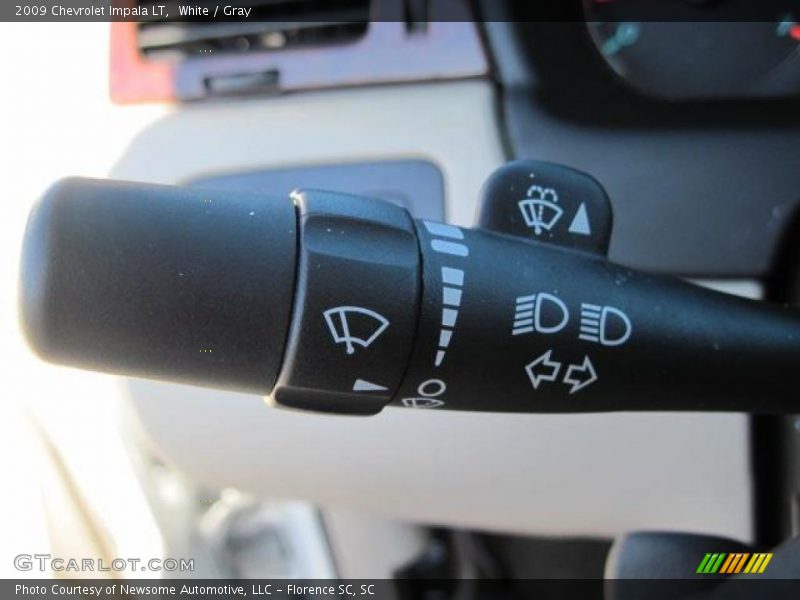 White / Gray 2009 Chevrolet Impala LT