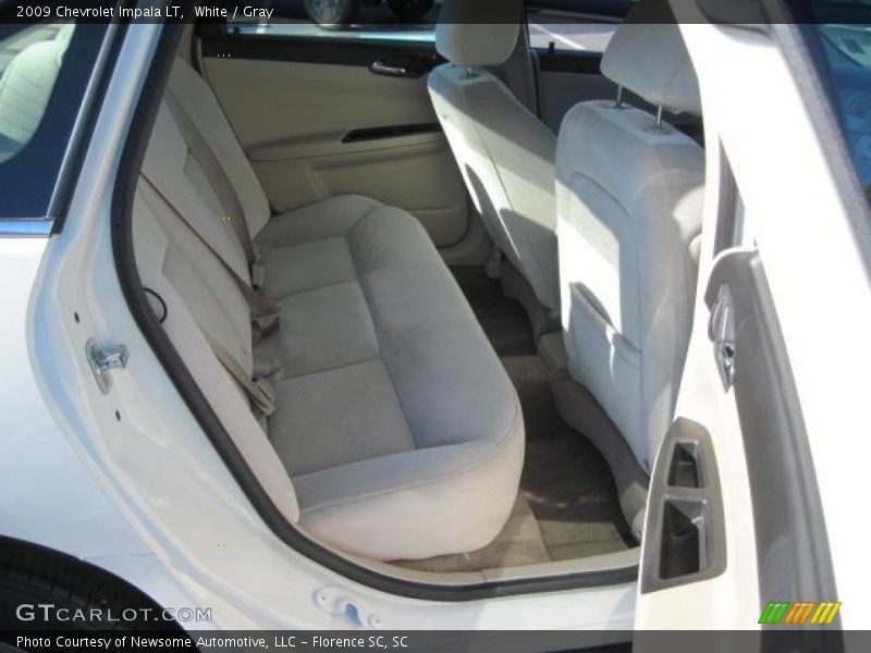 White / Gray 2009 Chevrolet Impala LT