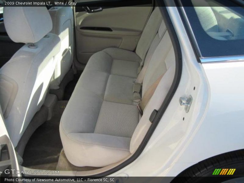 White / Gray 2009 Chevrolet Impala LT