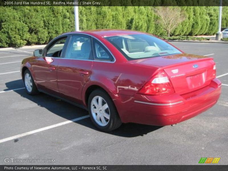 Redfire Metallic / Shale Grey 2006 Ford Five Hundred SE