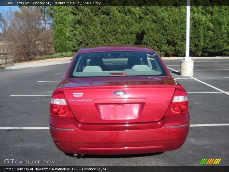 Redfire Metallic / Shale Grey 2006 Ford Five Hundred SE