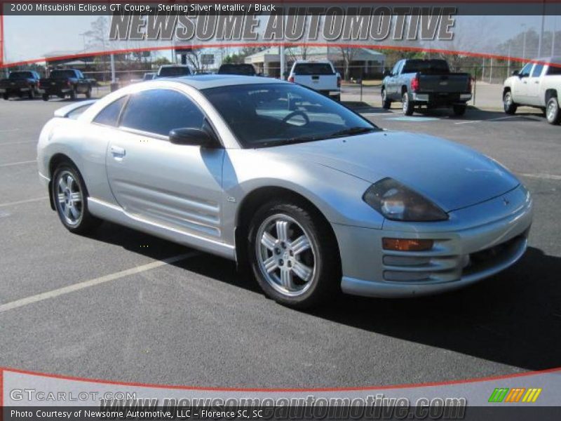 Sterling Silver Metallic / Black 2000 Mitsubishi Eclipse GT Coupe