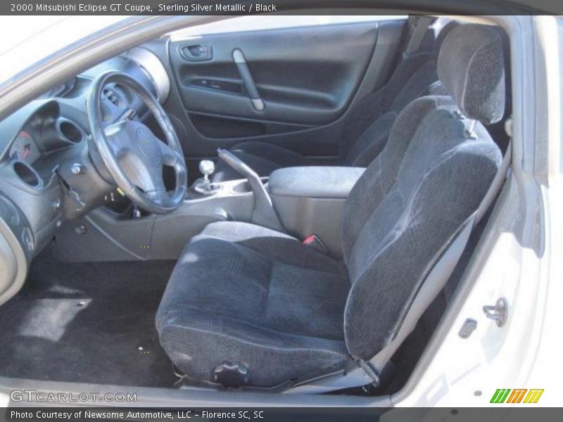 Sterling Silver Metallic / Black 2000 Mitsubishi Eclipse GT Coupe