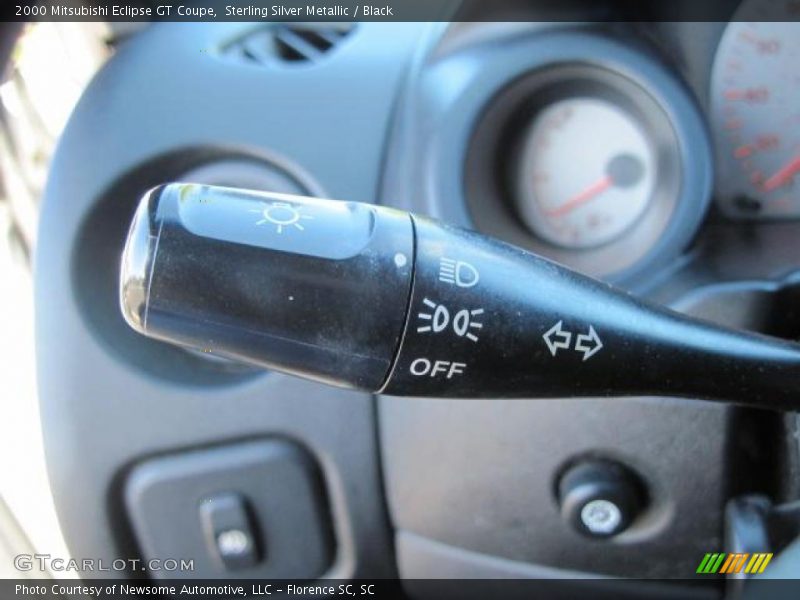 Sterling Silver Metallic / Black 2000 Mitsubishi Eclipse GT Coupe
