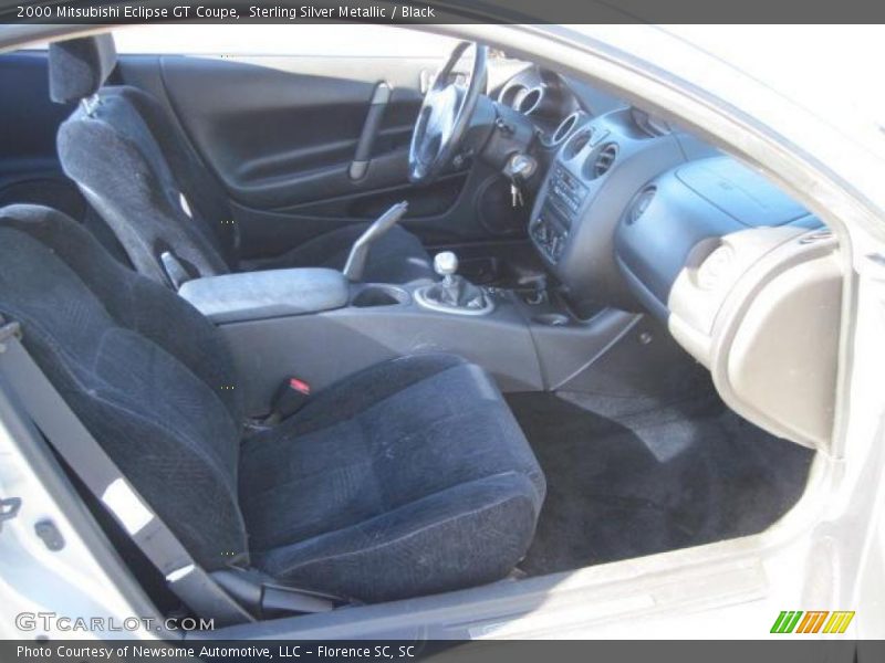 Sterling Silver Metallic / Black 2000 Mitsubishi Eclipse GT Coupe
