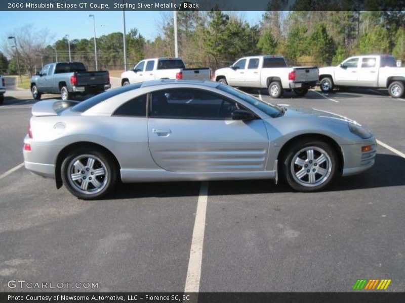 Sterling Silver Metallic / Black 2000 Mitsubishi Eclipse GT Coupe