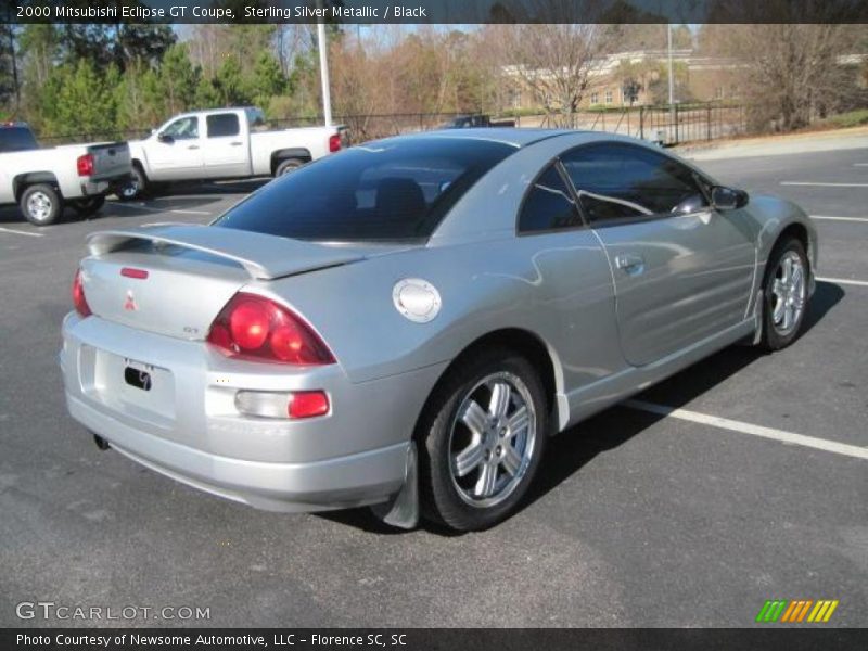 Sterling Silver Metallic / Black 2000 Mitsubishi Eclipse GT Coupe