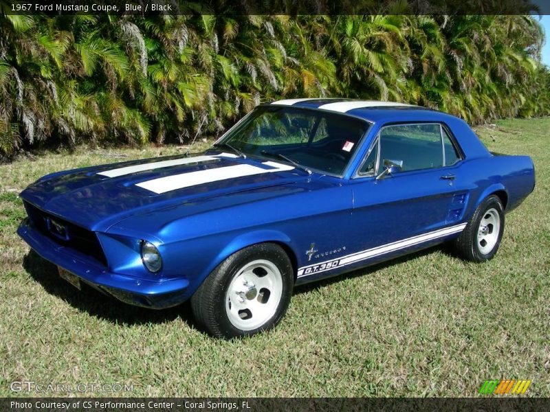 Blue / Black 1967 Ford Mustang Coupe