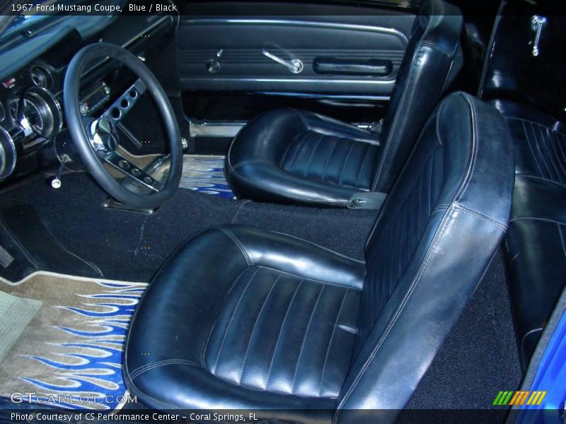 Blue / Black 1967 Ford Mustang Coupe