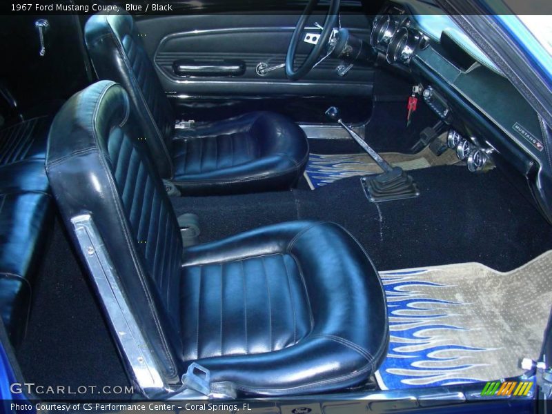 Blue / Black 1967 Ford Mustang Coupe